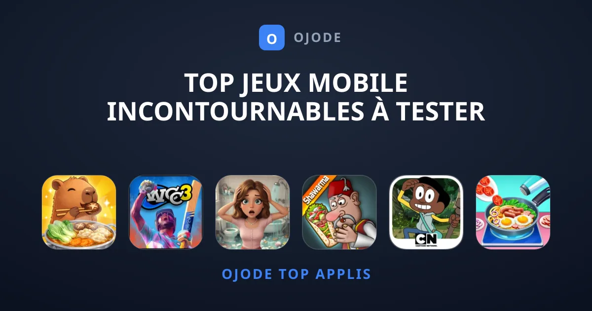 Top Jeux Mobile Incontournables à Tester Absolument